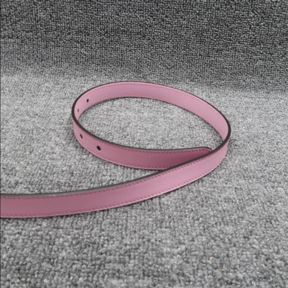 Brand new Authentic Gucci pink Bar”bee”-Hard to find color- bee belt main image 6